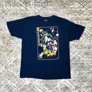 My Hero Academia Anime Graphic Tee Funimation XL 46/48 Blue Shirt